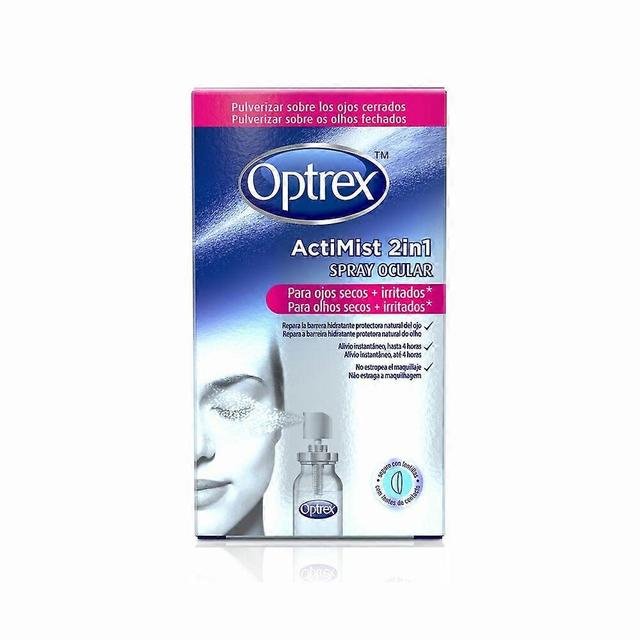 Optrex actimist 2in1 tired + uncomfortable eye spray 10ml on Productcaster.