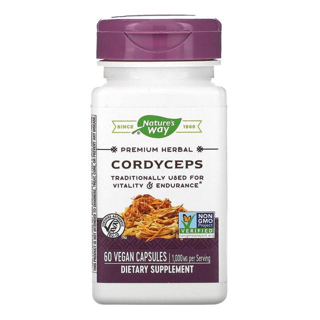 Nature's Way, Cordyceps, 500 mg, 60 Vegan Capsules on Productcaster.