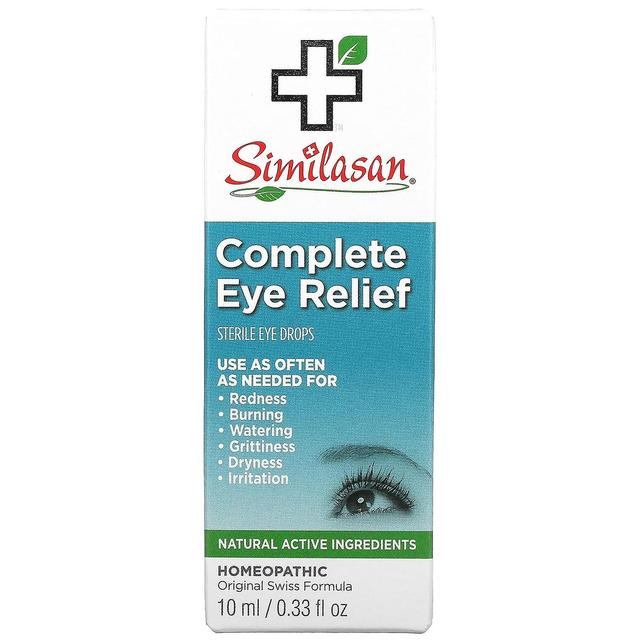 Similasan, Complete Eye Relief, Sterile Eye Drops, 0.33 fl oz (10 ml) on Productcaster.