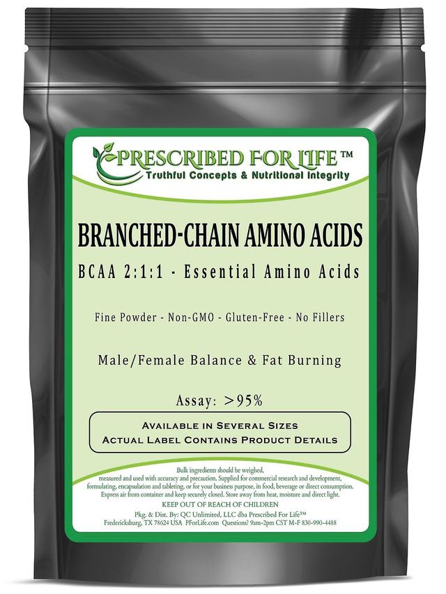 Prescribed For Life Branch Chain Amino Acids - BCAA 2:1:1 - Essential Amino Acids - Fine Powder 1 kg (2.2 lb) on Productcaster.