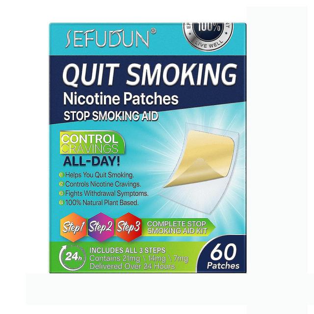 Exwo Exquisite 60pcs Plant Extract Helps People Quit Nicotine Cessation Sticker (three In One) on Productcaster.