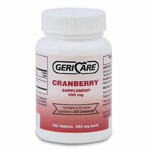 McKesson Dietary Supplement Geri-Care Cranberry Extract 450 mg Strength Tablet 100 per Bottle, Count of 1 (Pack of 1) on Productcaster.