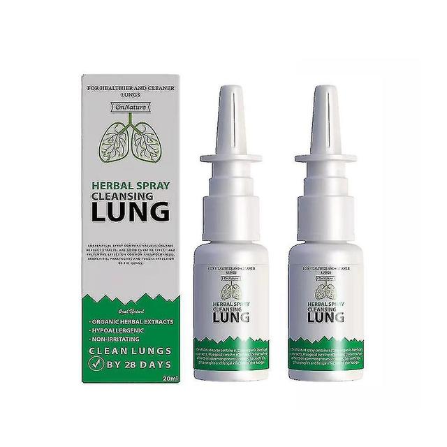 2x Lung For Smokers Clear Congestion 20ml on Productcaster.