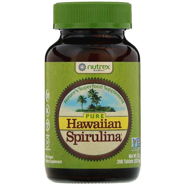 Nutrex Hawaii, Pure Hawaiian Spirulina, 500 mg, 200 tabletek on Productcaster.