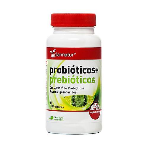 Plannatur Prebiotics + Probiotics 60 capsules of 898mg on Productcaster.