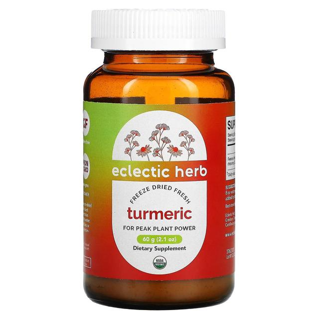 Eclectic Institute, Freeze Dried Fresh, Turmeric, 2.1 oz (60 g) on Productcaster.