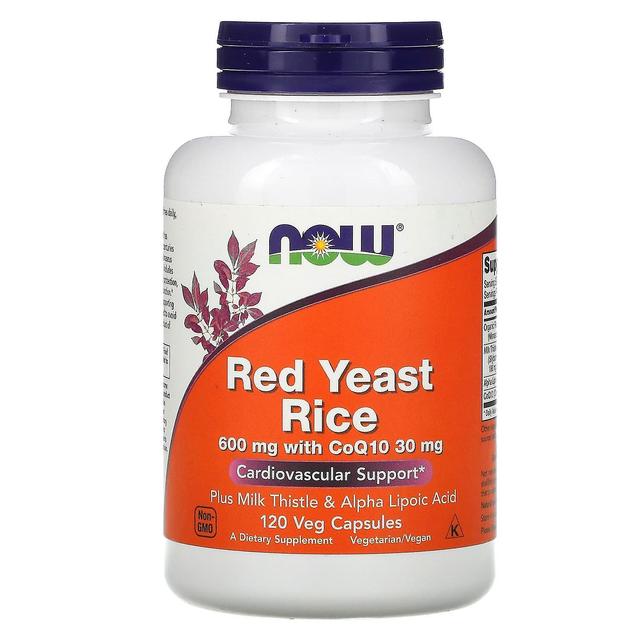 NOW Foods, Red Yeast Rice, 120 Veg Capsules on Productcaster.