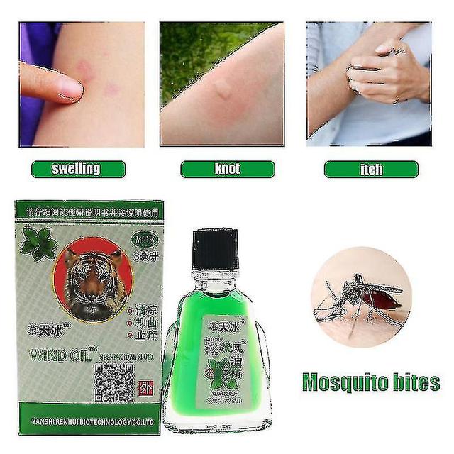 Fengyoujing Cool Hmyzí olej Tiger Balm Bite Mosquito Repellentrefreshing liečiť bolesť hlavy a žalúdka bolesť spôsobenú chladom on Productcaster.