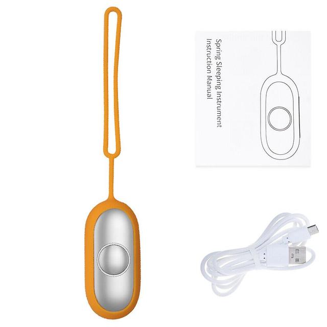 The Chill Pill Device Hand Held Ergonomic Sleep Aid Machine Orange on Productcaster.