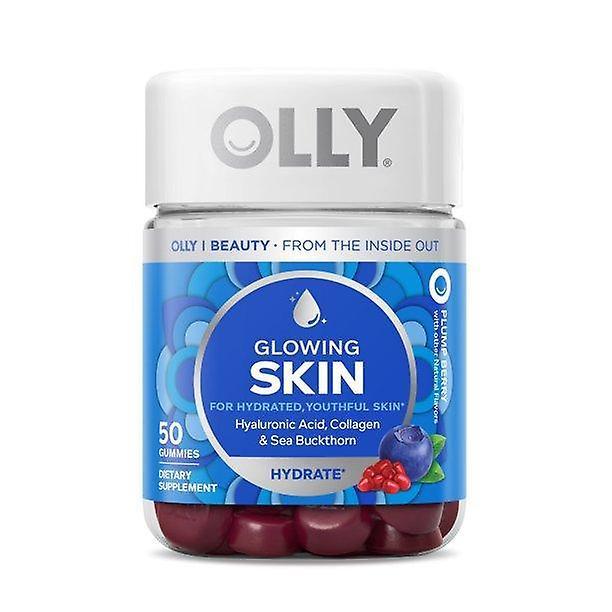 Olly Glowing Skin Vitamin Gummy, Hyaluronic Acid, Plump Berry, 50 Ct on Productcaster.