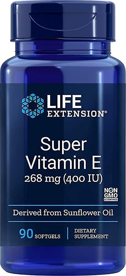 Life Extension Super Vitamín E 400 IU 90 Softgels on Productcaster.