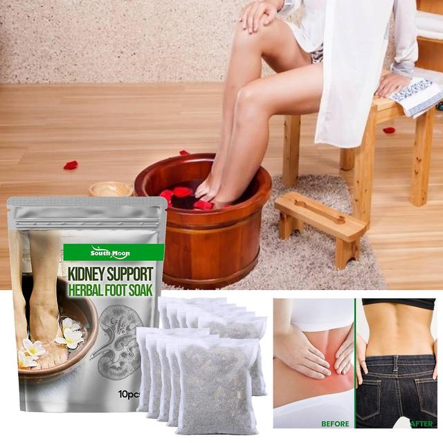 10/20/30pcs Pure Cleanse Kidney Support Herbal Foot Soak, Lymphatic Drainage Ginger Foot Soak on Productcaster.