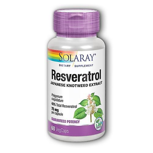 Solaray Resveratrol, 75 mg, 60 Caps (Verpakking van 2) on Productcaster.