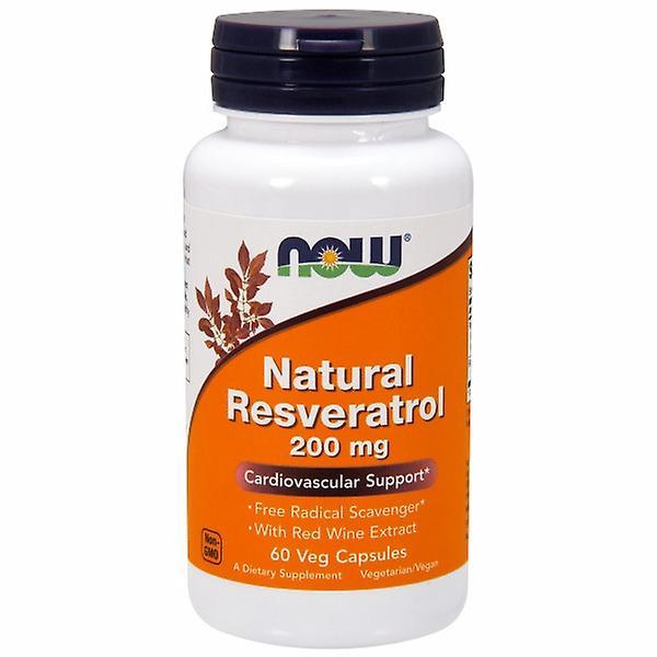 Now Foods Natural Resveratrol,200 Mg ,60 VCaps (Pack of 2) on Productcaster.