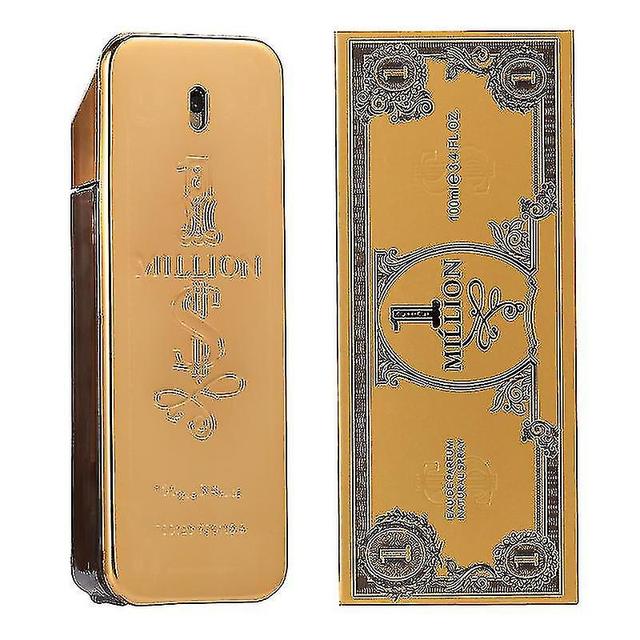 2023 New Cross-border Brand Gold Millionaires Prive Men's Perfume 100ml Temptation Wooden Taste Leather Notes 9057 Tyrant Millions on Productcaster.