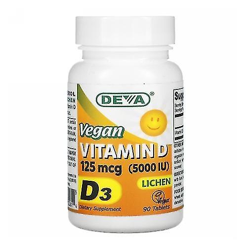 Vegánsky vitamín D3 5000 IU, 90 tabliet (balenie po 1) on Productcaster.