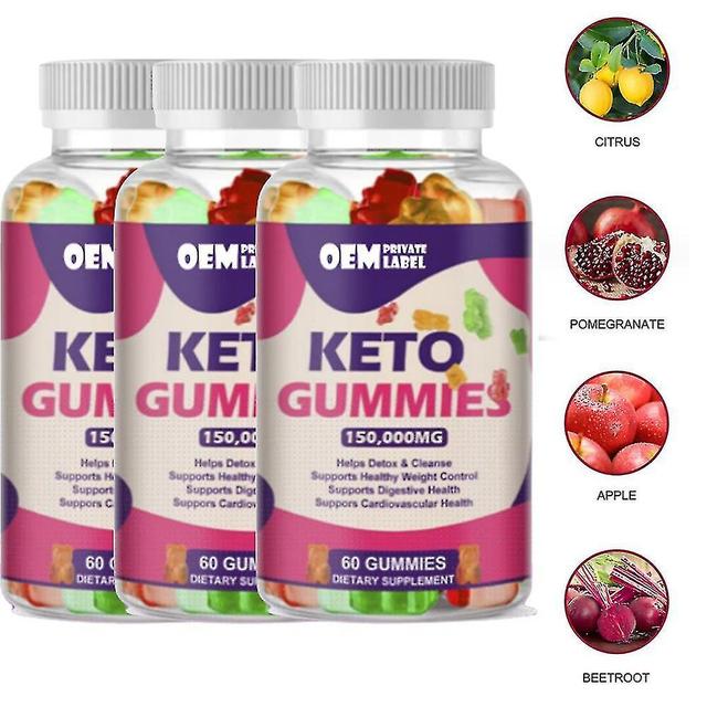 60ct Keto diétne gummies jablčný ocot Ketogénne medvedie gummies 3 KS (3 KS) on Productcaster.