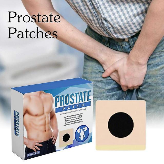 Herbal Prostate Patch, 6pcs Prostate Care Patch, Prostate Belly Button Patch, Breathable Discomfort Relief Promote Navel Urination For Men MLZ on Productcaster.