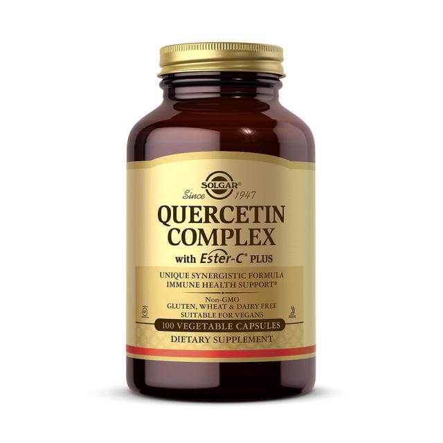 Solgar quercetin complex with ester-c plus 100 vegetable capsules on Productcaster.