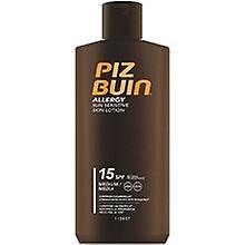 PIZ BUIN - ALLERGI Sun Sensitive Skin Lotion SPF 15 - Solkrem for sensitiv hud 200ml on Productcaster.