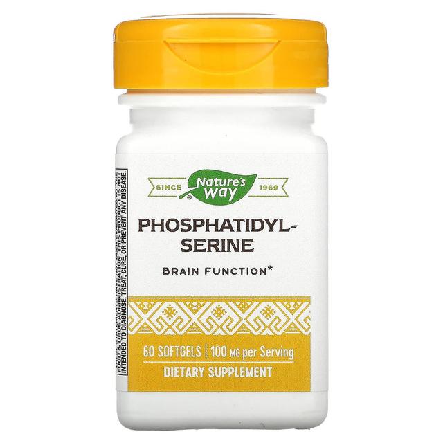 Nature's Way, Phosphatidylserine, 100 mg, 60 Softgels on Productcaster.