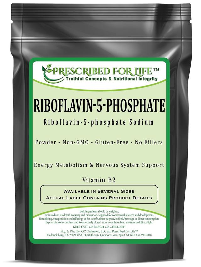 Prescribed For Life Riboflavina 5-fosfato-riboflavina 5-fosfato de sódio em pó 4 oz (113 g) on Productcaster.