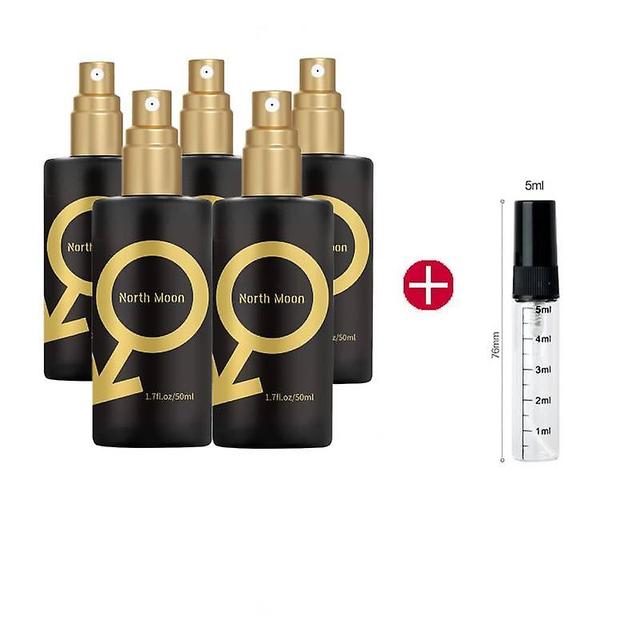 50ml Golden Lure Pheromone Perfume Spray Long Lasting Glamour Light Fragrances For Men Women Attract 5PCS send bottle on Productcaster.