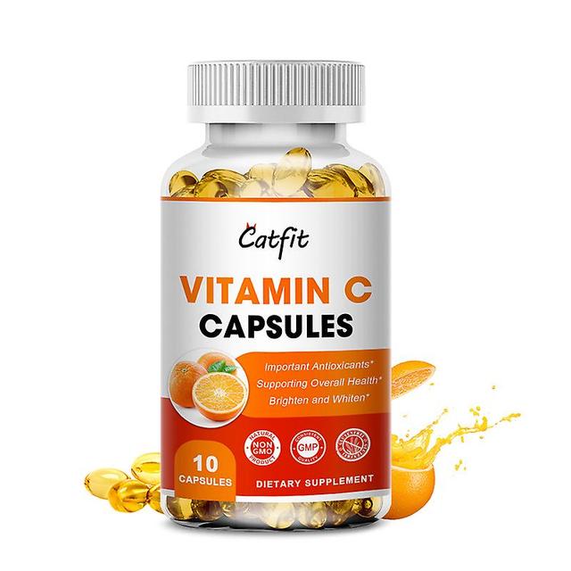 Tib Vitamin C Kapseln zur Unterstützung des Immunsystems & Hautgesundheit & Antioxidans-Schutz VC Candy Supplements 10pcs on Productcaster.