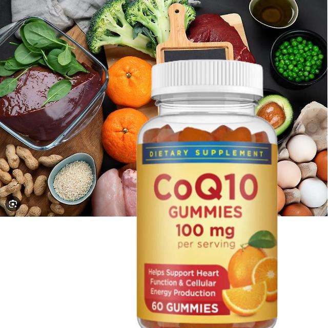 1 paquet de vitamines Supplément immunitaire | Coenzyme Q10 à haute teneur - Complément alimentaire gélifié Vitamine Premium Coenzyme Q10 1pc on Productcaster.