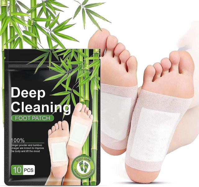 Foot Pads, Deep Cleansing Foot Patches, Natural Bamboo Vinegar Ginger Powder Foot Pad For Foot Care Reve Stress Improve Sleep 1pcs on Productcaster.