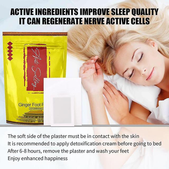 30pcs Ginger Detox Foot Patches Pads Body Toxins Feet Slimming Deep Cleansing Herbal on Productcaster.