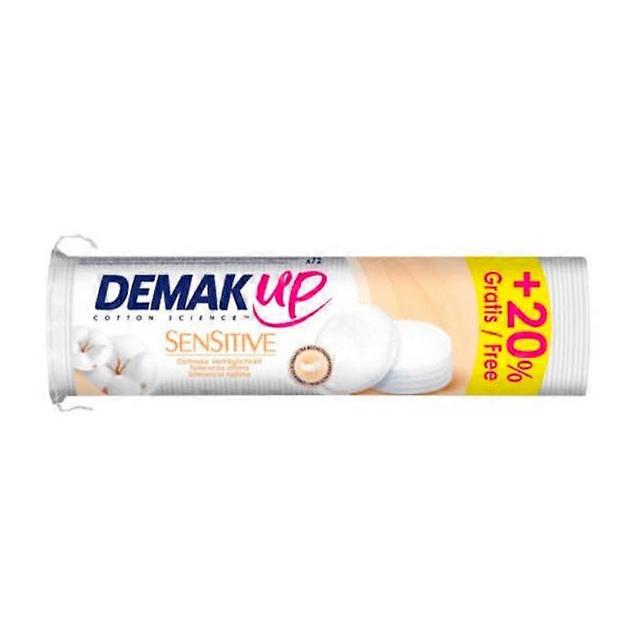 Demak'Up Gentle touch sensitive make-up remover discs 72 units on Productcaster.