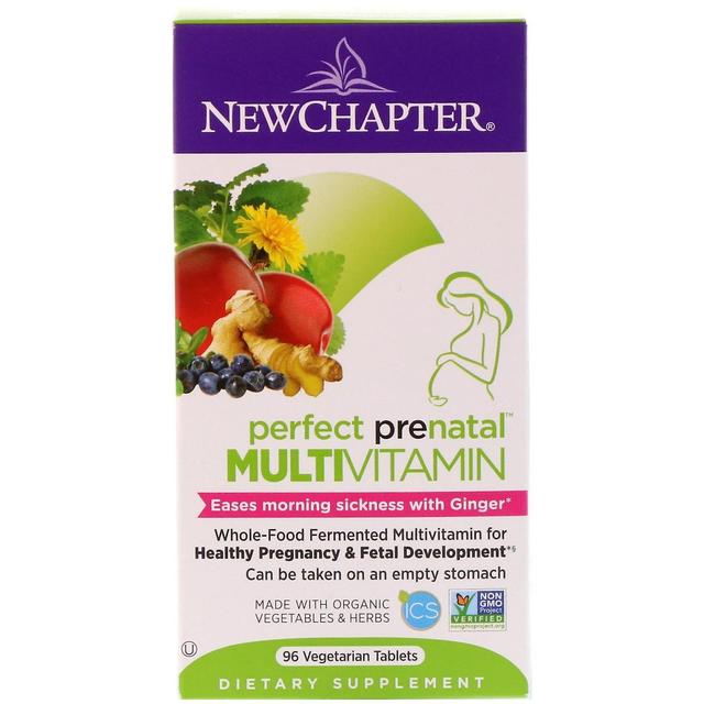 New Chapter, Perfect Prenatal Multivitamin, 96 Vegetarian Tablets on Productcaster.