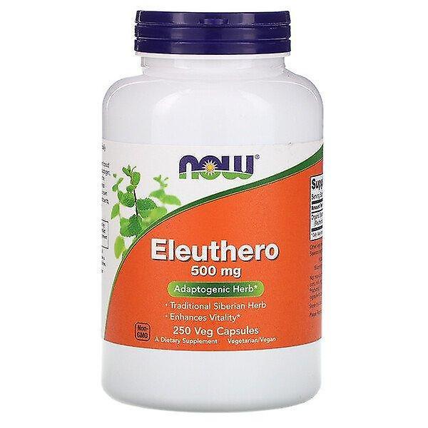 NOW Foods Nu Foods, Eleuthero, 500 mg, 250 Veg kapslar on Productcaster.