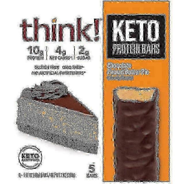 Think Thin Tænke! keto protein barer, chokolade jordnøddesmør, 5 ea on Productcaster.