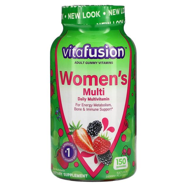 VitaFusion, Women's Multi, Daily Multivitamin, Natural Berry, 150 Gummies on Productcaster.