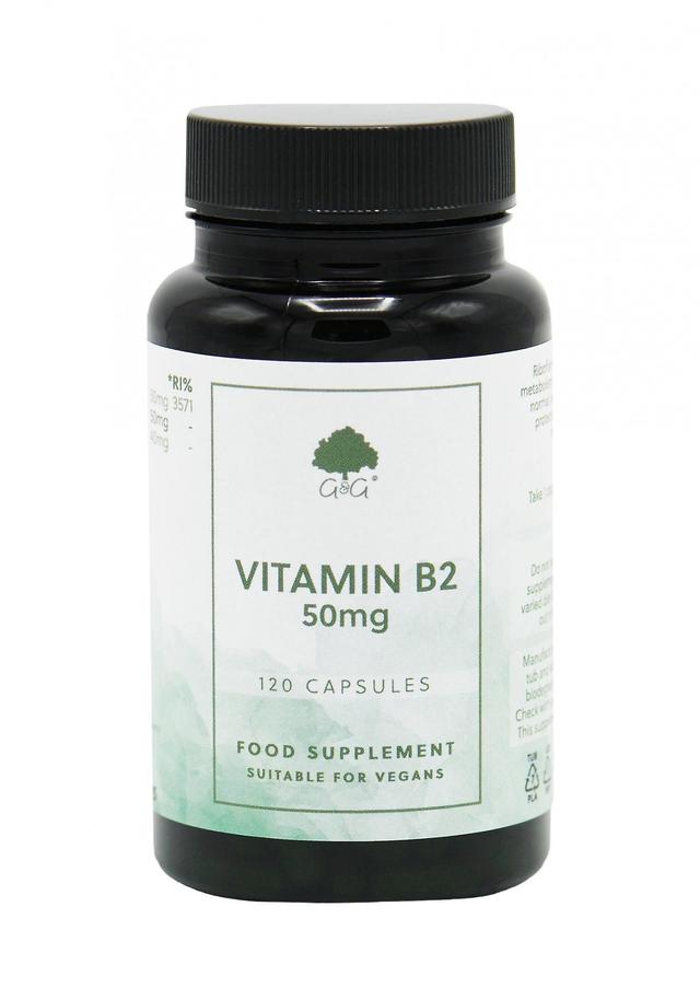 G&G Vitamins G&g vitaminer vitamin B2 50mg 120-talet on Productcaster.