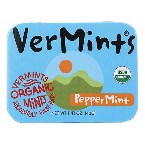 Vermints Organic Mints Peppermint, Case of 6 X 1.41 Oz (Pack of 2) on Productcaster.