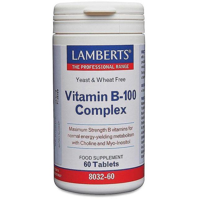 Lamberts Vitamin B-100 Complex Tablets 60 (8032-60) on Productcaster.