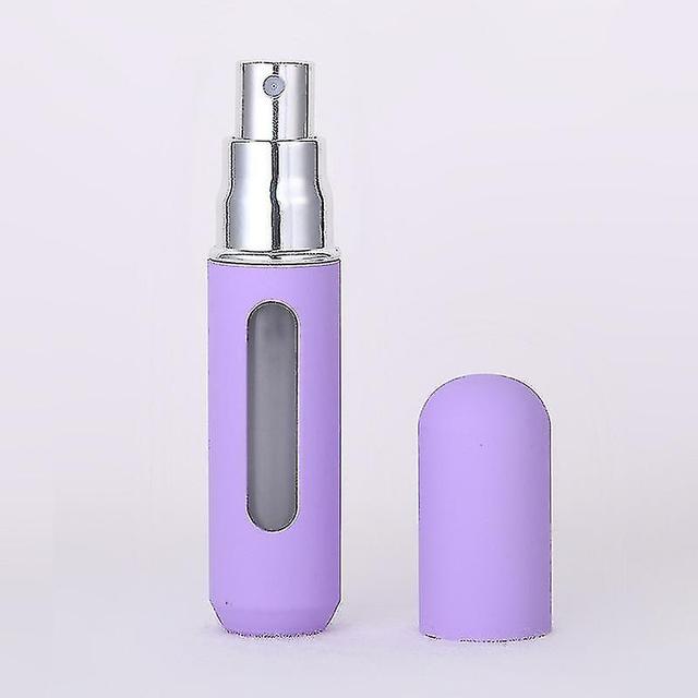 Candy Color 5ml Mini Perfume Refill Bottle Sub-butelkowanie Fine Mist Spray Wielokrotnego napełniania Kosmetyczne Containe Fioletowy on Productcaster.