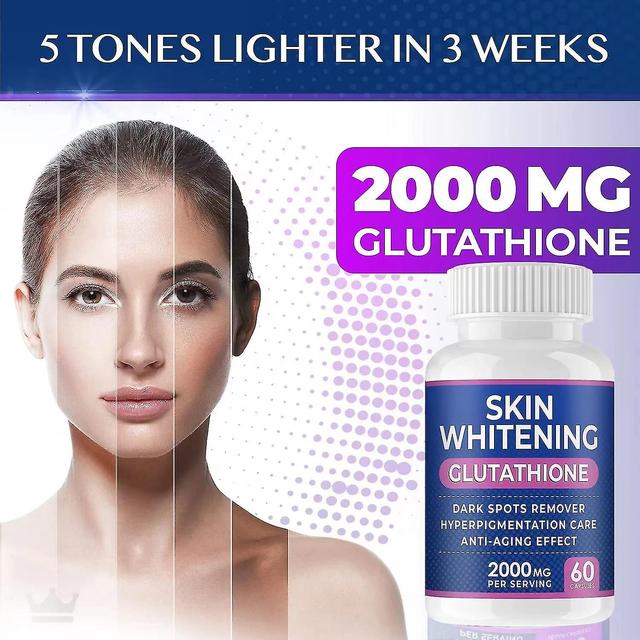 Glutathione Whitening Pills - 90 Capsules 2000mg Glutathione - Effective Skin Lightening Supplement - Dark Spots, Melasma & Acne Scar Remover, Hype... on Productcaster.