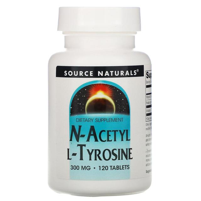 Source Naturals Fonte Naturals, N-acetil L-tirosina, 300 mg, 120 comprimidos on Productcaster.