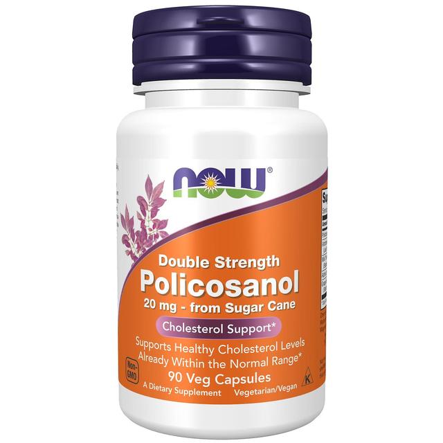 NOW Foods NU Livsmedel Policosanol 20 mg 90 Veg kapslar on Productcaster.