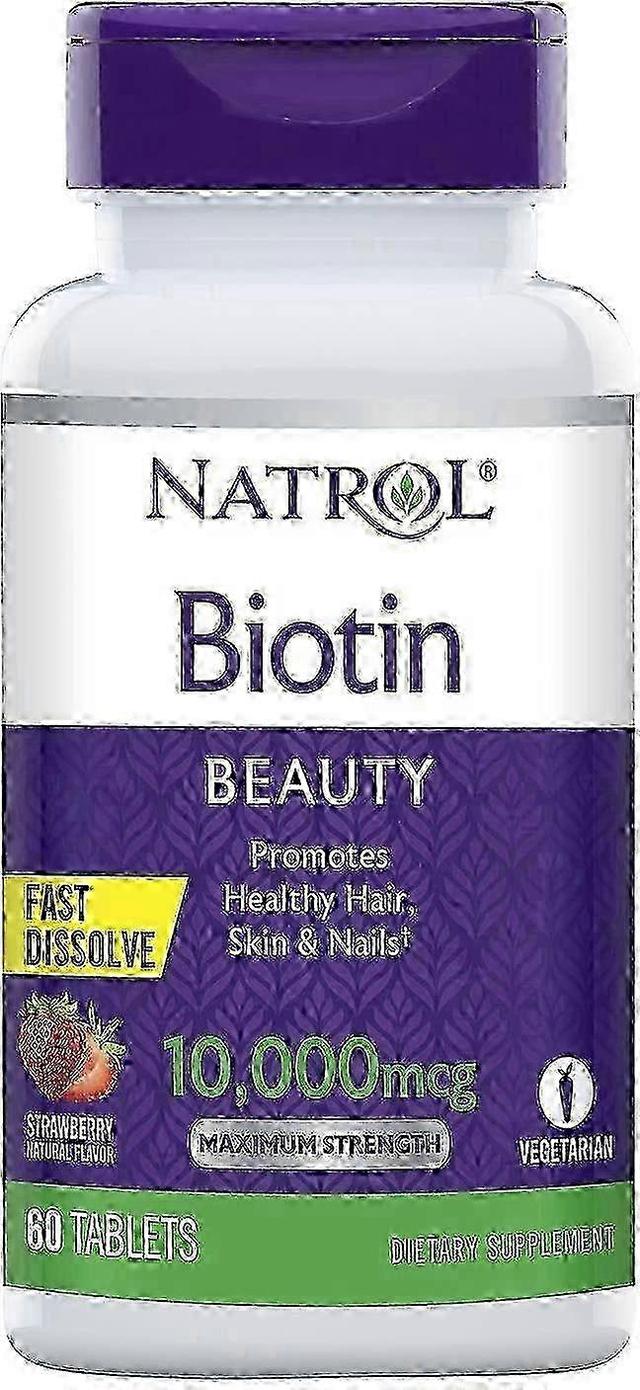 Natrol biotin beauty, 5000 mcg, tablets, strawberry, 90 ea on Productcaster.