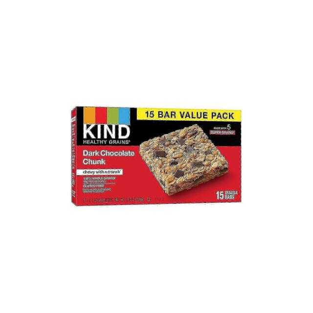 Kind healthy grains dark chocolate chunk granola bars, 15 ea on Productcaster.