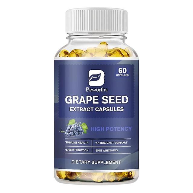 Eccpp Bw Grape Seed Extract Capsule Relieve Chloasma Skin Strength For Antioxidant Support Skin Whitening Immune Health Liver Function 60pcs on Productcaster.