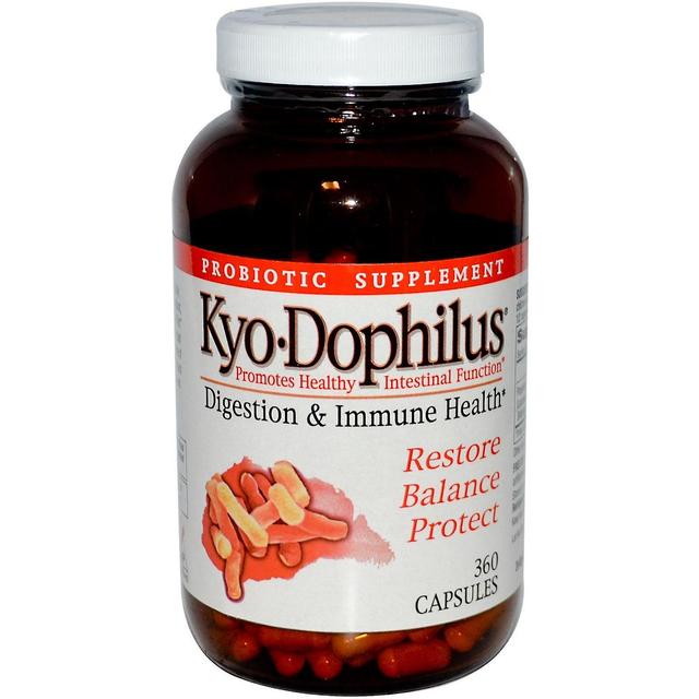 Kyolic, Kyo-Dophilus, Probiotico Giornaliero, 360 Capsule on Productcaster.