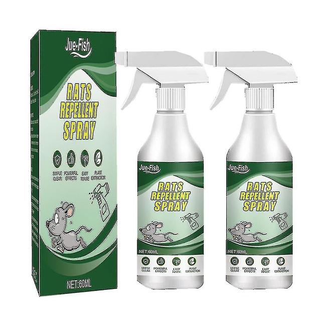 1~3pcs Strong Natural Peppermint Essential Oil Spray Mice Rodent Repellent Spray 60ml April 4.9 2 pcs on Productcaster.