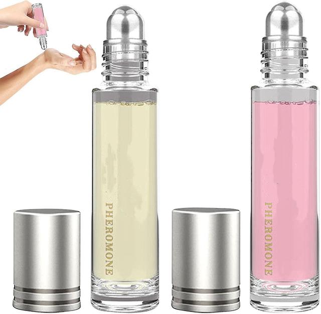 2 piezas de perfume de feromonas de 10 ml para mujeres / hombres, perfume de aceite infundido de feromonas roll-on feromonas volátiles atractivo ea... on Productcaster.