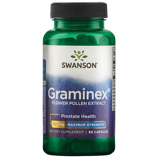 Swanson Graminex Blomma Pollen Extrakt 500 mg 60 Kapslar on Productcaster.